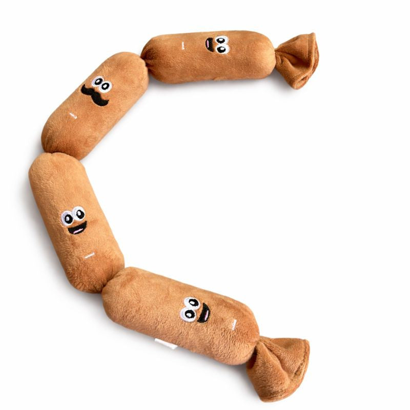 Plush Squeaking Sausage Dog Toy