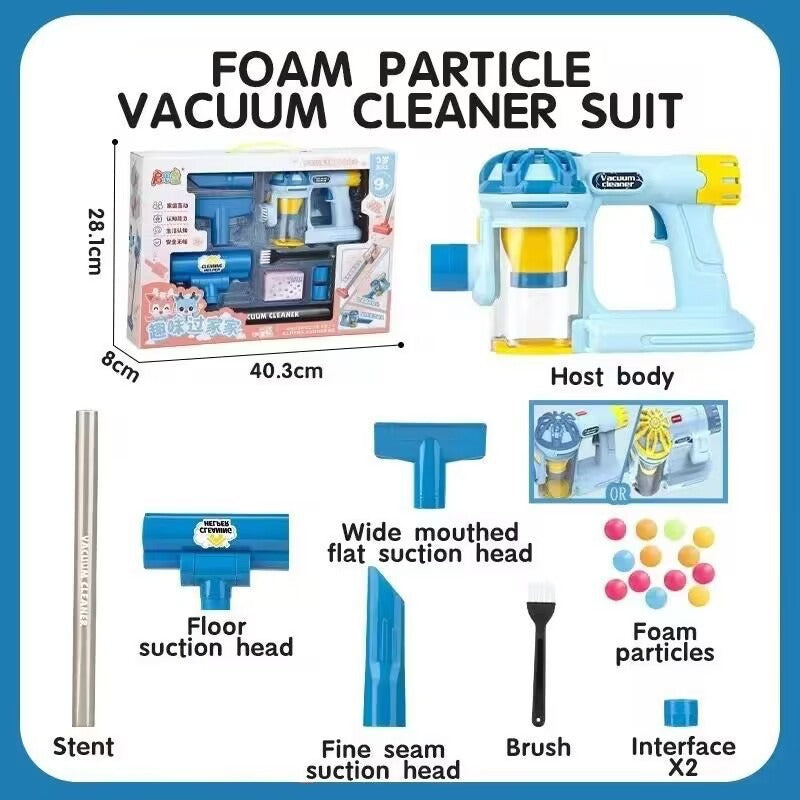 Children Electric Pretend Vacuum Cleaner Set