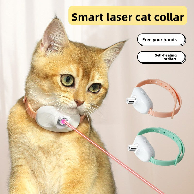 Smart Laser Pet Collar Toy