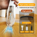 Rechargeable Pet Hair Trimmer with Suction Function