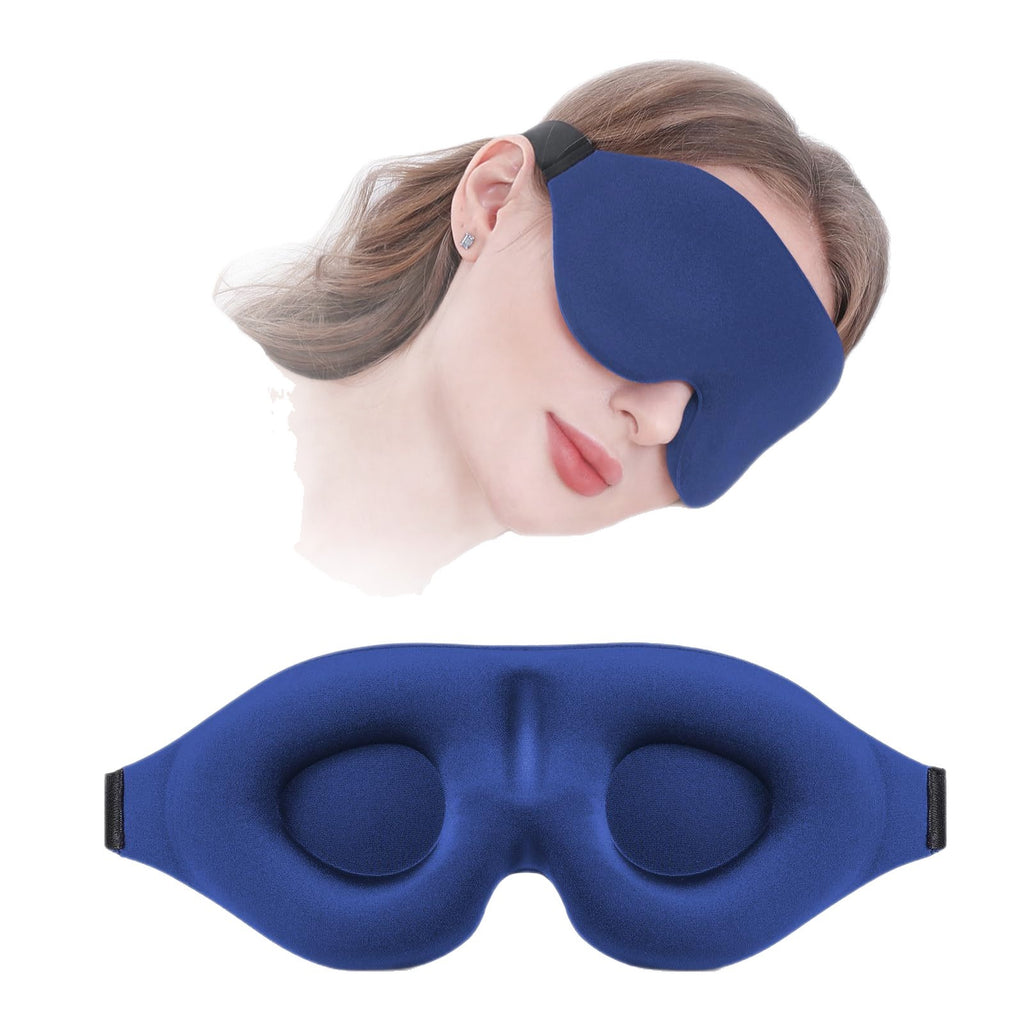 Adjustable 3D Contoured Sleep Eye Mask