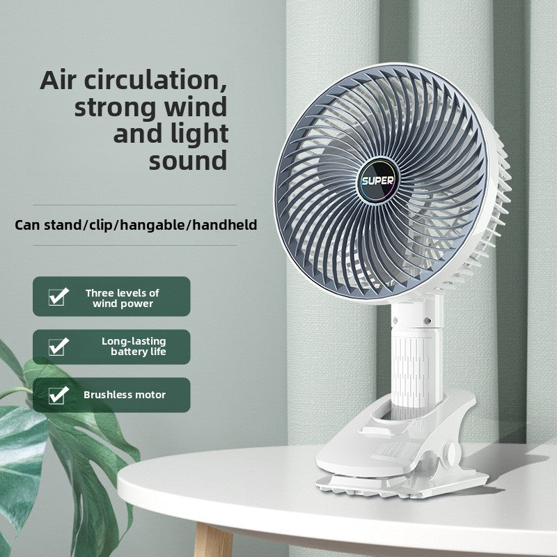 USB Rechargeable Handheld Desk Fan