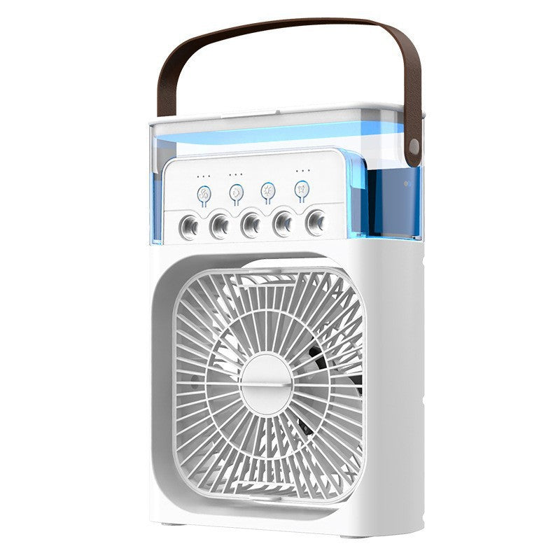 Portable USB spray humidifying fan