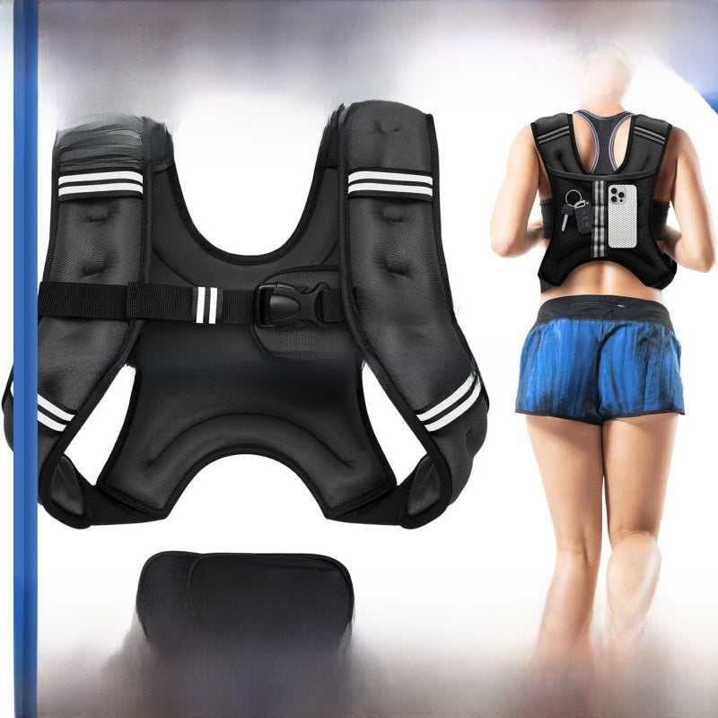 Adjustable Weighted Vest Fitness Training Equipment