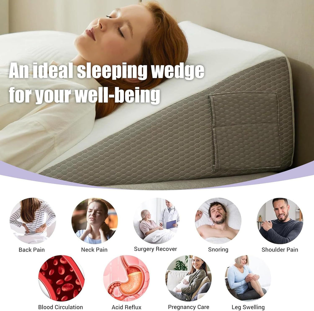 Triangular Anti-Reflux Support Pillow