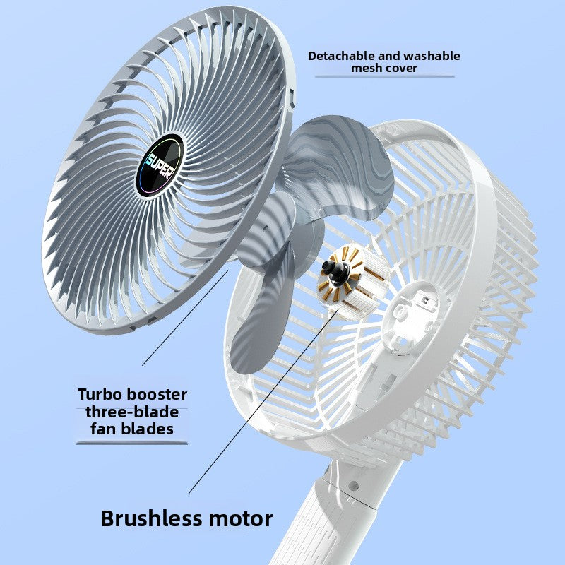USB Rechargeable Handheld Desk Fan