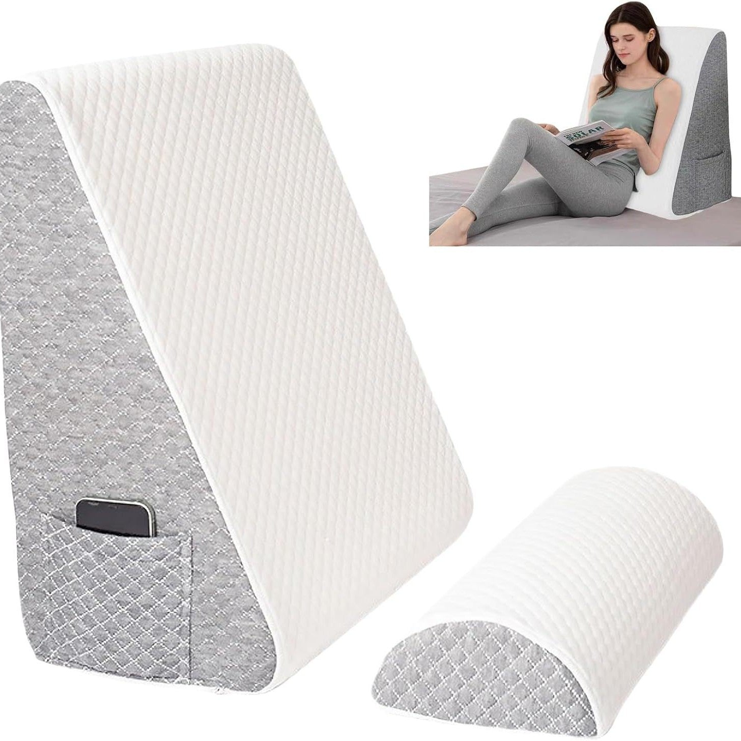 Triangular Anti-Reflux Support Pillow