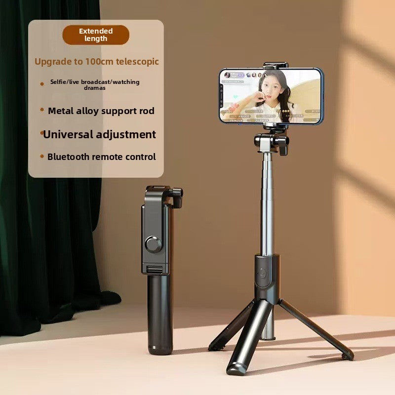 Bluetooth Phone Tripod with Fill Light and Stabilizer