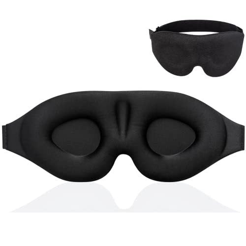 Adjustable 3D Contoured Sleep Eye Mask