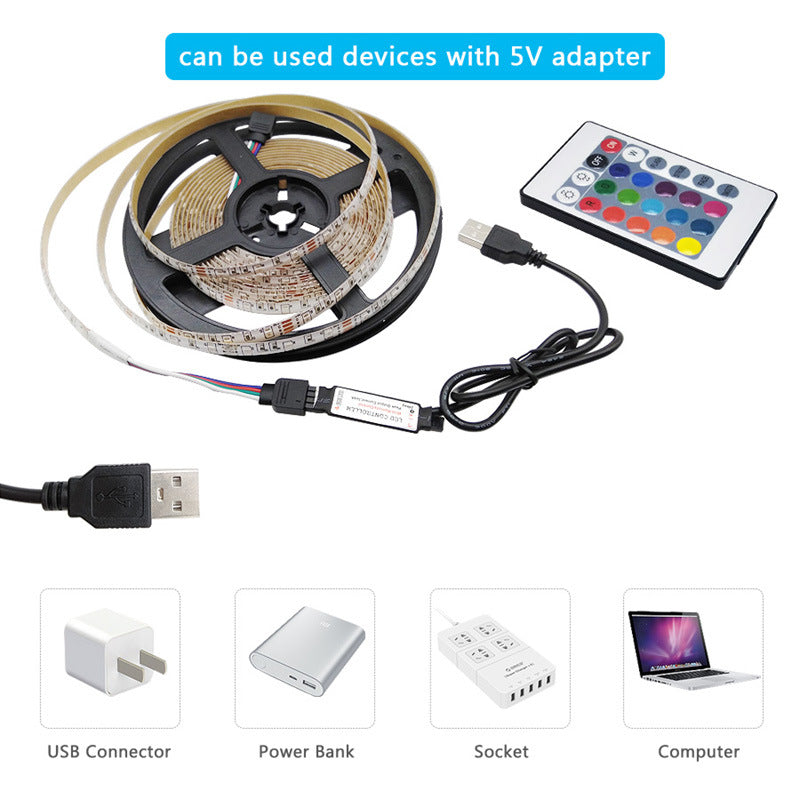RGB LED Light Strip with Bluetooth Control