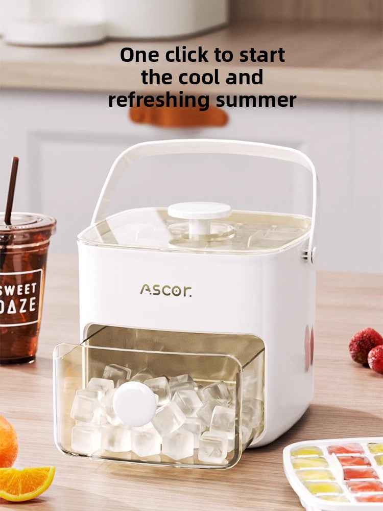 Press ice cube ice mold ice box
