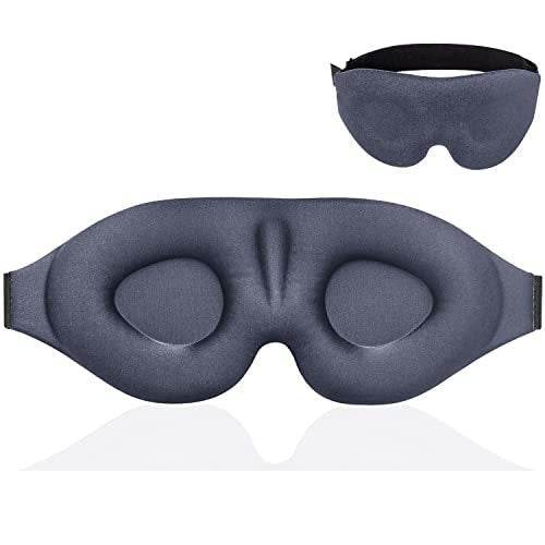 Adjustable 3D Contoured Sleep Eye Mask